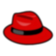 Hat fedora red