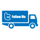 Follow me transportation twitter truck