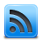 Rss blue feed