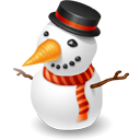 Snowman winter christmas