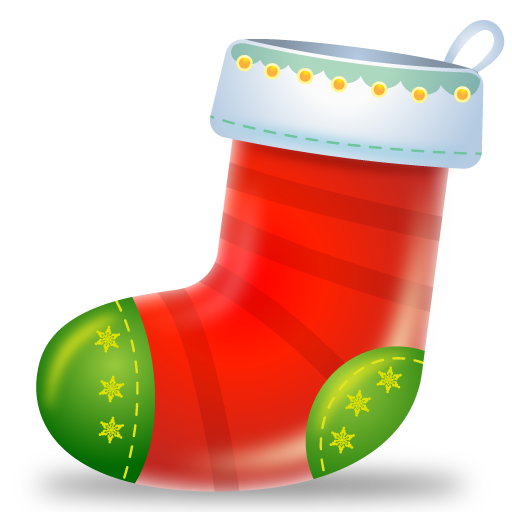 Boot sock christmas