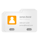 Contact vcard james bond