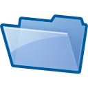 Folder blue