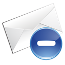 Email delete blue