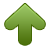 Green up arrow