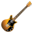 Brown guitar