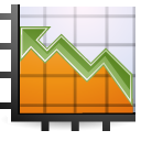 Graph chart stock