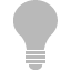 Light idea bulb on