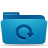 Folder blue backup