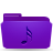 Folder violet music