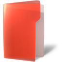 Open red folder