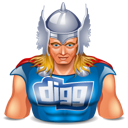 Thor super hero digg