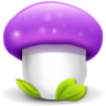 Purple mushroom