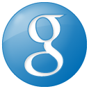 Button google social blue