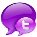 Pink logo twitter small