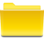 Places folder yellow