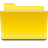 Places folder yellow