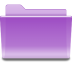 Places folder violet