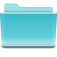 Places folder cyan