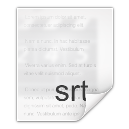 Mimetypes srt application