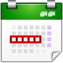 Actions view calendar workweek