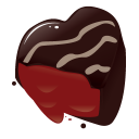 Heart chocolate