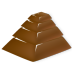 Pyramid chocolate