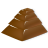 Pyramid chocolate