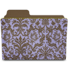 Hyacinthy damask folder