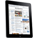 Ipad newspaper side news computer tablet hardware movie