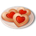 Love favourite fav heart valentine cookies hearts food