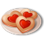 Love favourite fav heart valentine cookies hearts food