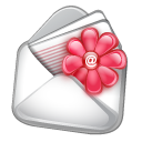 Contact email garden letter flower envelope note communication