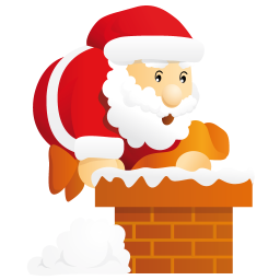 Santa chimney