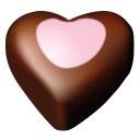 Chocolate heart hearts valentine meal love favourite fav food