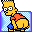 Folder mooning bart