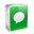 Chat social logo