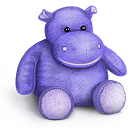 Rhino teddy toy bear