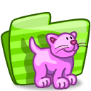 Folder cat pet animal