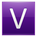 Letter violet