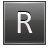 Letter grey r