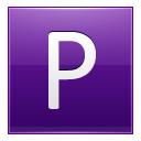 Letter violet ps