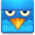 Logo angry social square twitter