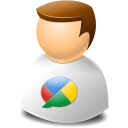 User customer logo social browser face buzz google person