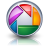 Picasa social logo media player