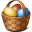 Easter eggs basket