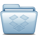 Blue dropbox