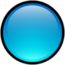 Button blank blue