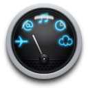 Dock dashboard meter itunes