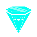 Blue rave diamond